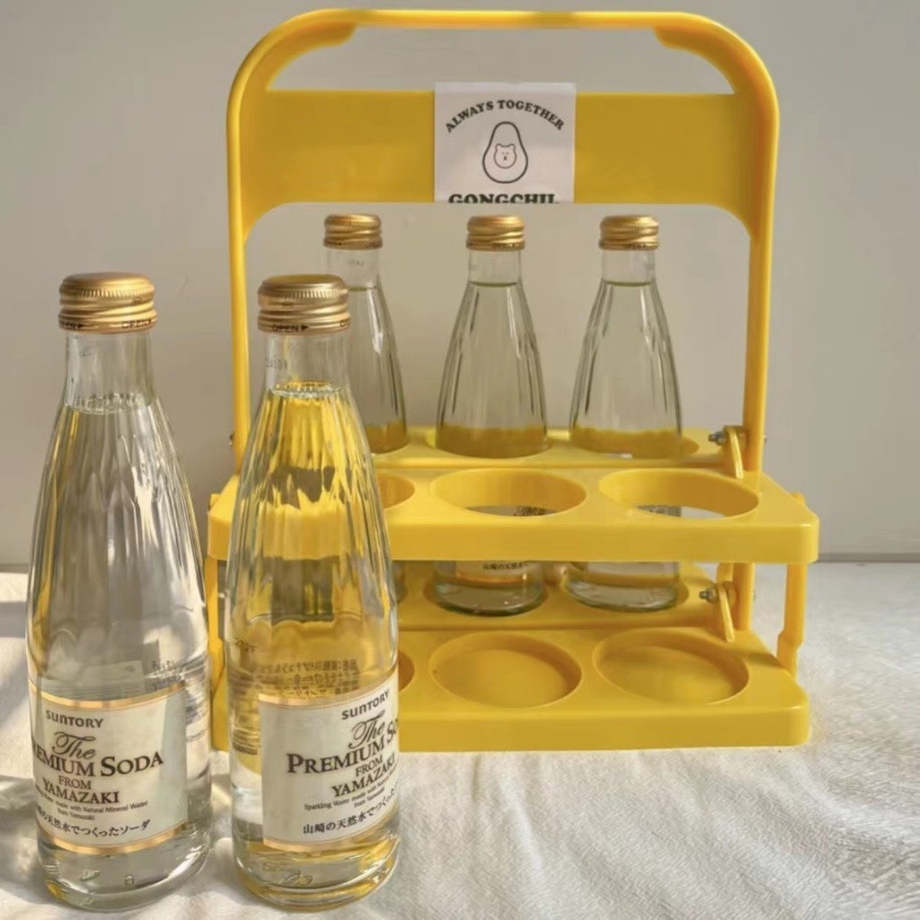 BB優選| 啤酒架 啤酒籃 啤酒提籃 啤酒手提籃 可摺疊啤酒框 酒架 啤酒飲料汽水水瓶收納架 