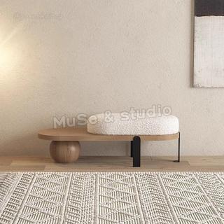 「MuSe studio」換鞋凳 長凳 家用玄關凳 沙發門口穿鞋進門玄關休閒北歐創意穿鞋凳入戶個性換鞋矮凳
