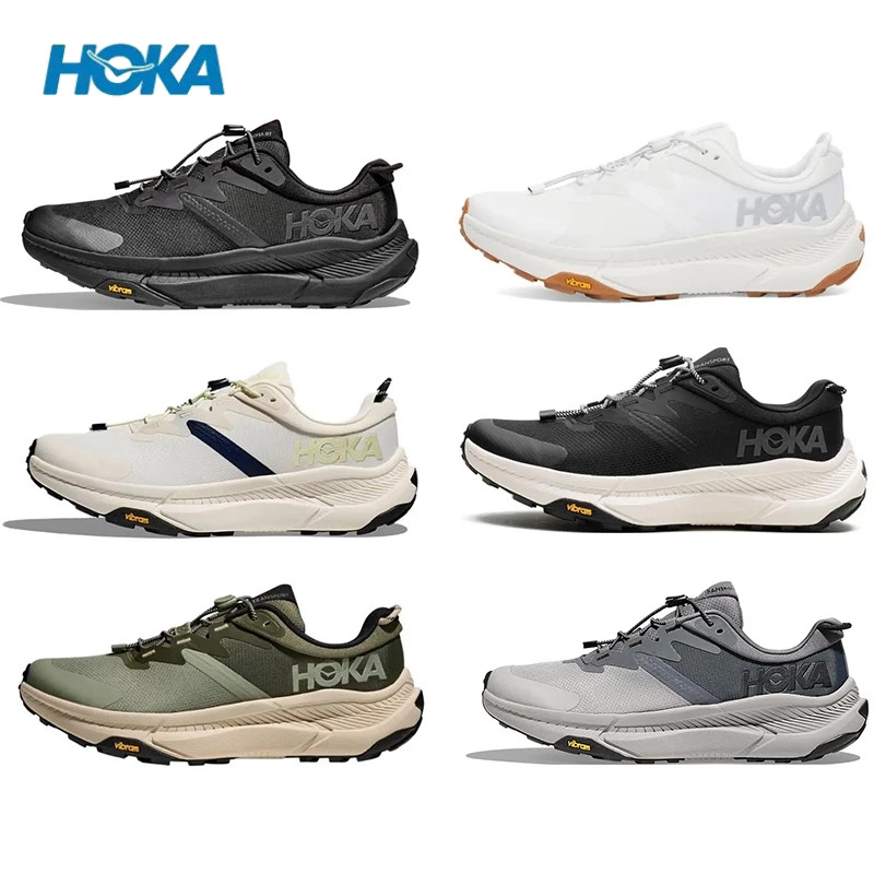 HOKA ONE ONE Transport 慢跑鞋 休閒運動鞋 舒適緩震耐磨登山跑步鞋 男女款1123153-BBLC