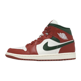 Nike 休閒鞋 Air Jordan 1 Mid 男鞋 紅 綠 中筒 AJ1 [ACS] DQ8426-105