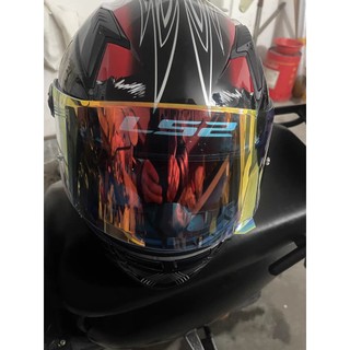 【飛天騎士】適用LS2 FF358/396/300 日夜通用 電鍍鏡片 安全帽鏡片 幻彩極光 高透光 頭盔鏡片 精品高畫質