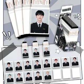 Seventeen周邊Seventeen次人證件照Kpop可撕拉拍立得仿撕拉抽卡直播間盲盒小卡|me