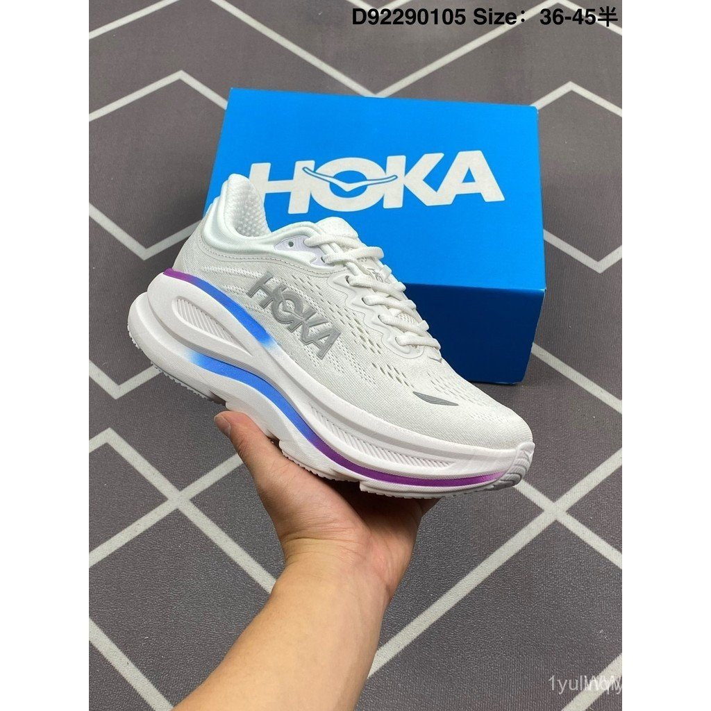 2025 | Hoka Bondi 9 公路跑鞋男女抗震厚運動鞋男女通用 OBKZ