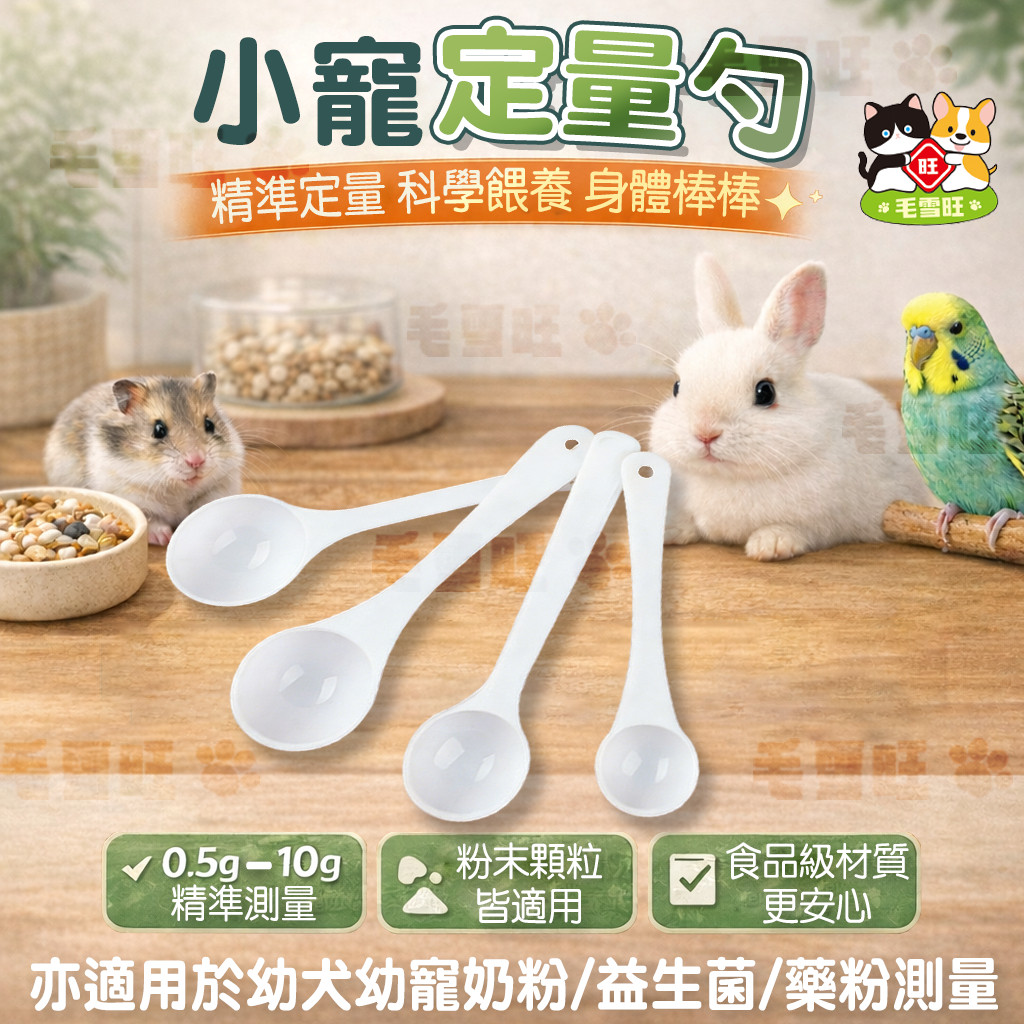 寵物定量勺【台灣現貨 】藥粉勺 奶粉勺 飼料勺 0.5g 1g 5g 10g 小寵定量勺 圓匙 飼料匙 一平匙 半圓匙