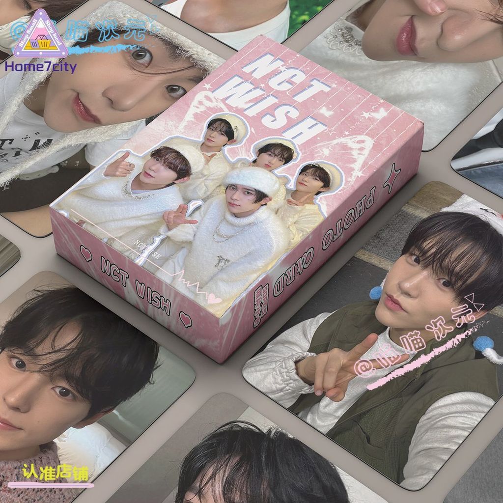 現款免運🔥NCT周邊 愛豆周邊 NCTWISH全員吳是溫前田陸金垈永小卡五十張盒裝三寸LOMO卡拍立 明星周邊