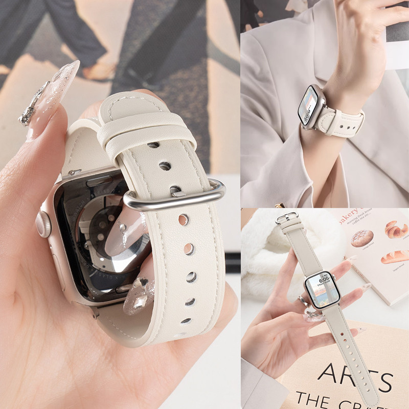 當日出貨🚚 針扣頂級牛皮錶帶 Apple Watch 皮革 真皮錶帶 適用於 11 10 9 8 7 6 5 4 SE
