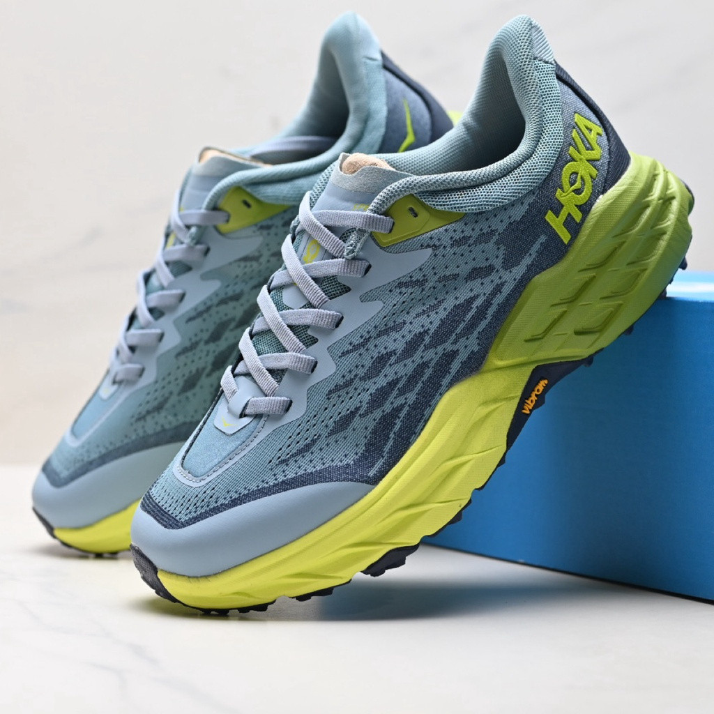 CSHI HOKA ONE ONE SPEEDGOAT 5 跑步鞋，具有緩衝功能，帆布設計，輕便，男女皆宜。