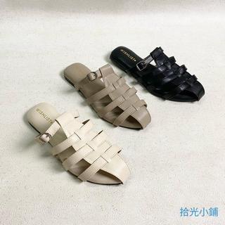 【Time Travel Shop】女式半形鬥士平底涼鞋
