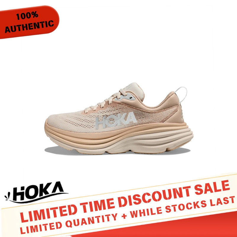 (100% 正品)HOKA ONE ONE BONDI 8 運動鞋 1127952SSEG 限時優惠特賣 - 5 年保修