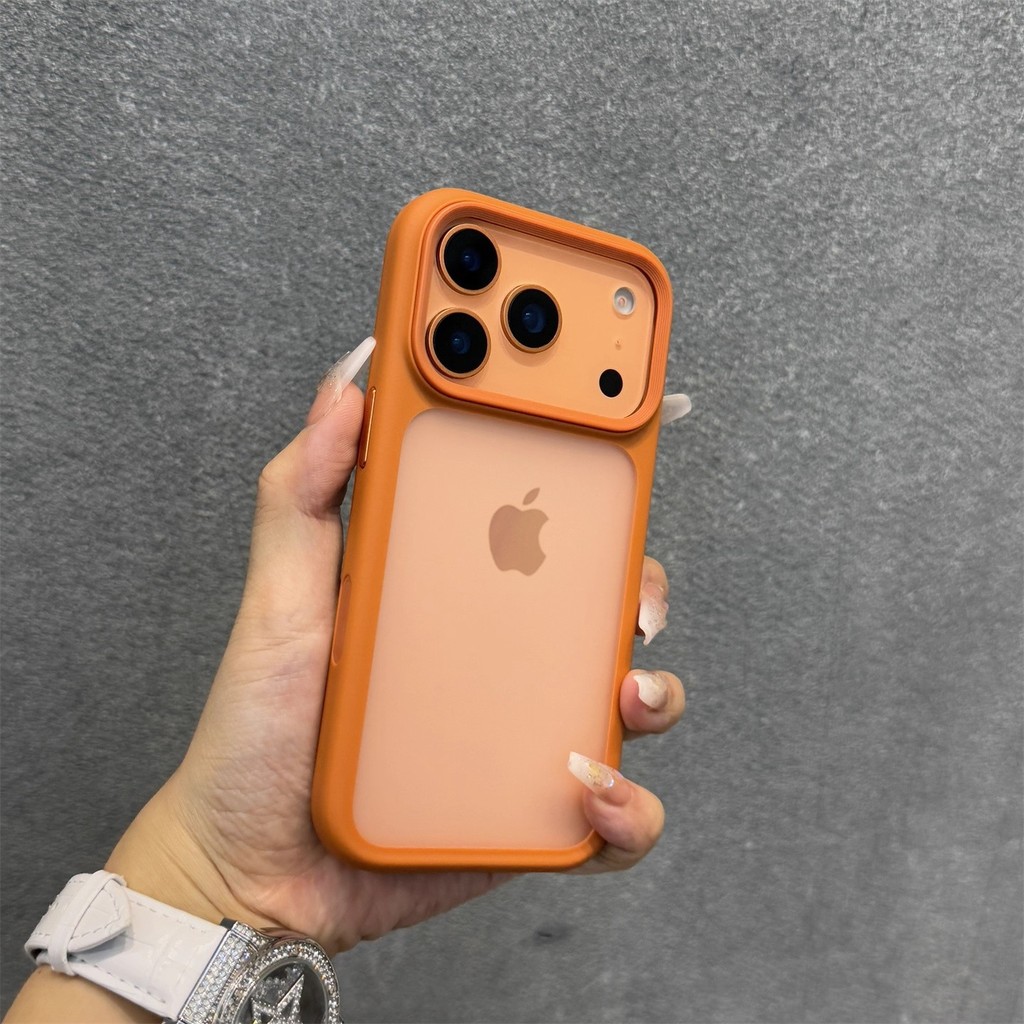 ✨在臺出貨✨適用iPhone17手機殻優盾磨砂帶Ai按鍵蘋果17ProMax金屬按鍵保護套