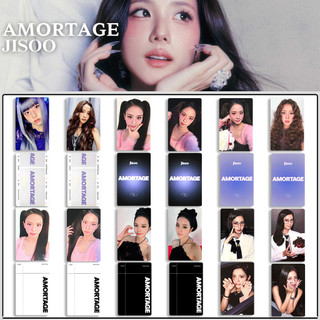 臺灣出貨🔥 正版🔥金智秀JISOO周邊特典小卡Broadcast隨機卡 AMORTAGE打歌卡 中籤卡