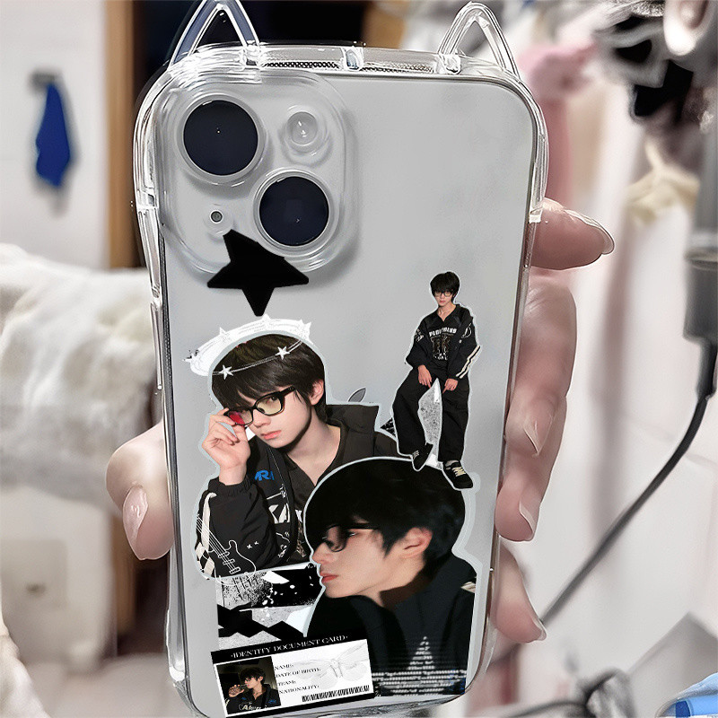 ✨夢想啟動中✨王櫓杰 手機殼 王櫓杰貓耳朵適用蘋果17/8/13PROMAX/X/11PRO/14/XS/15/8P手機