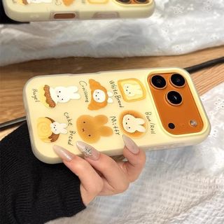 🎉桃園出貨🎉miffy米菲兔 米菲兔周邊 米菲兔吐司蘋果17promax手機殼 膚感硬二合一IPHONE1615矽膠