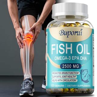 Buporai - 含2500毫克Omega-3 (EPA和DHA) - 60/120粒膠囊 美國製造