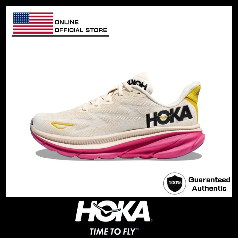 美國 Hoka Clifton 9 Mesh 透氣運動跑鞋 1127896EBDB 紫色男女款 DOKR