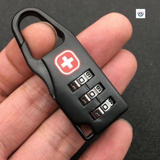 臺灣出貨#瑞士 迷你密碼鎖 防盜箱包鎖 海關鎖 鋅合金旅行掛鎖 揹包安全鎖#免運
