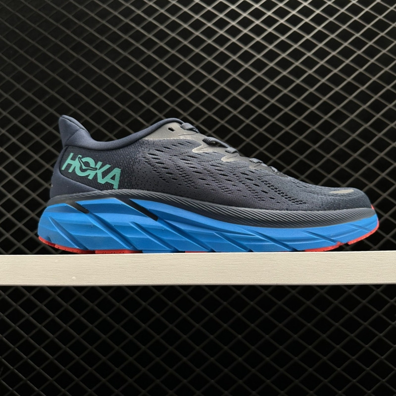 HOKA ONE ONE Clifton 8 中性輕便透氣跑鞋,男士專業緩震跑鞋,尺碼 40-45