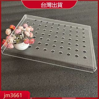 🔥臺灣出貨🔥高畫質透明亞克力洞洞板魚缸蓋板打孔板塑膠貓抓板透氣板濾水板定製