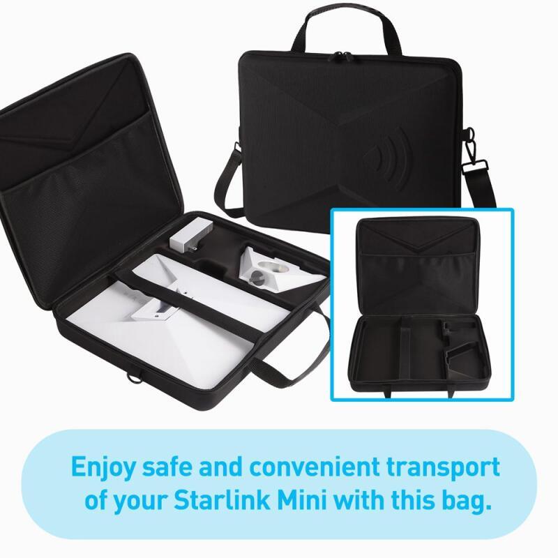 Starlink Mini Starlink 迷你防震硬殼便攜收納包 Starlink Mini 支架完美保護旅行包