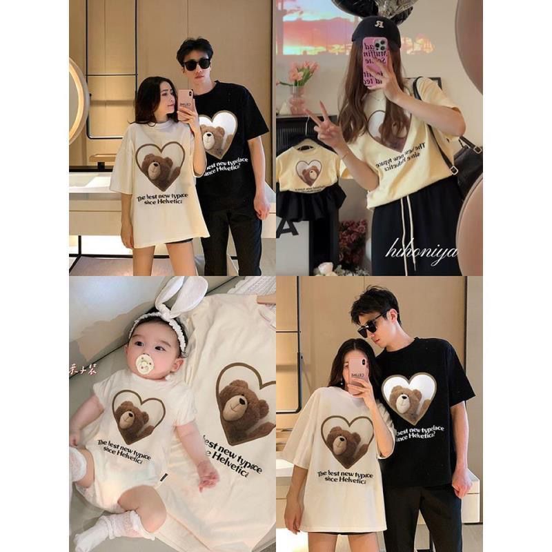 【韓國正韓親子裝】全家福裝 母女裝 棉質舒適透氣親子裝 全家福親子裝 全家福 親子裝 韓國 親子母女裝 網紅親子裝夏