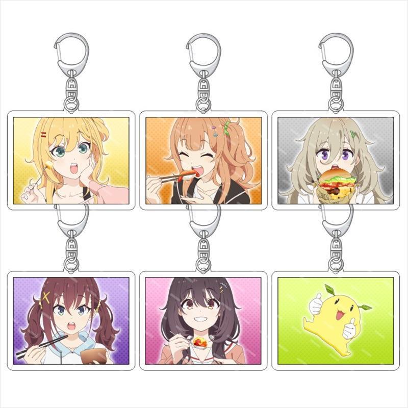 《時光流逝，飯菜依舊美味》 亞克力鑰匙扣 河合真子 亞克力吊飾 學生書包掛飾 包包吊飾 汽車鑰匙鏈配飾 鑰匙圈掛墜 紀念