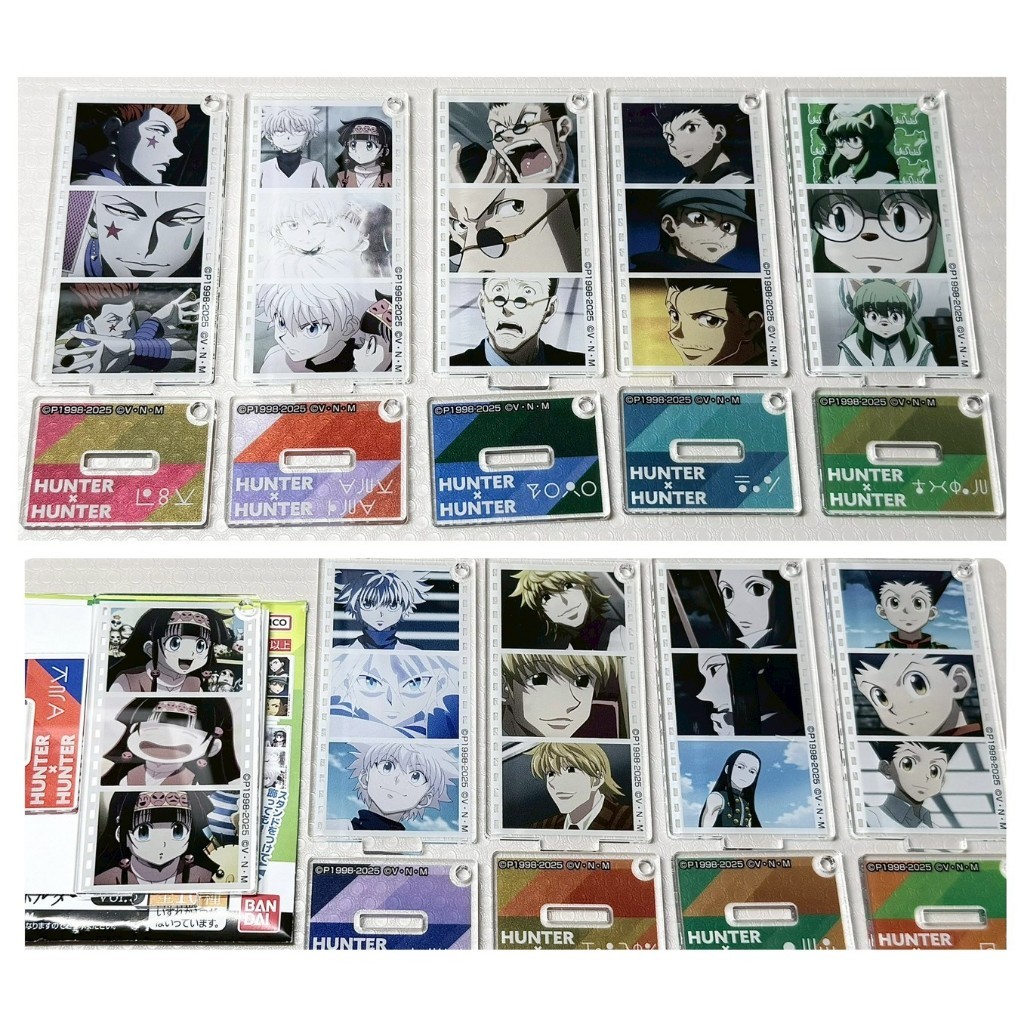 ＊HUNTERxHUNTER＊獵人 第五彈三宮格立牌吊飾 阿路加 奇犽 西索 金 小傑 伊耳謎 兄妹
