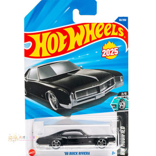 50號 '66 BUICK RIVIERA 黑色 風火輪 HW MODIFIED系列25B