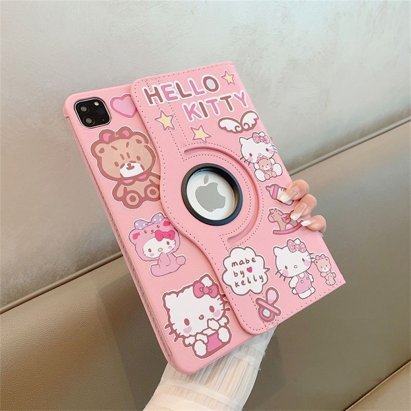 桃園出貨~新品上新😍卡通360度旋轉ipad/pro保護套Air543蘋果mini6平板11寸10.2防摔殼名羲精品百