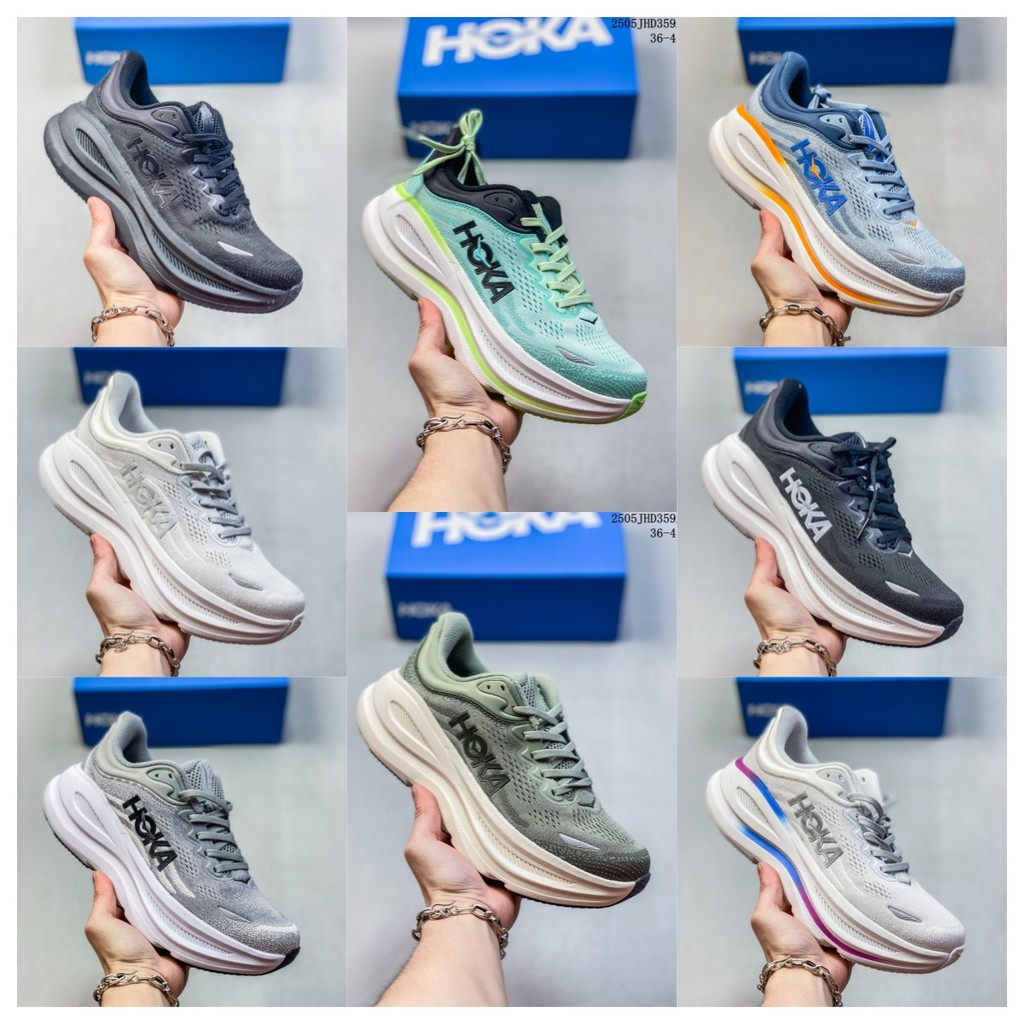 Classic 2026-HOKA BONDI 9 馬拉松競速跑步鞋 時尚減震男女運動鞋 LEJF 2OZI