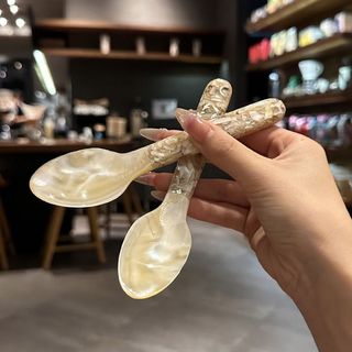 🍀臺灣出貨🍀高品質【老闆娘自留漂亮】貝殼勺海螺大螺勺珍珠貝母加工月光螺餐廳西餐