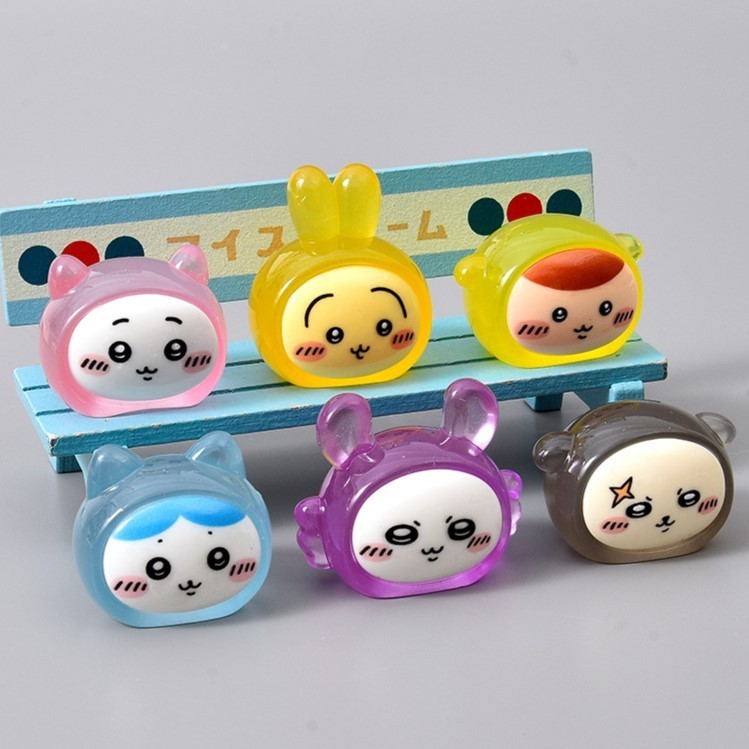 台灣現貨 ✨ 卡通小擺件 公仔擺件 萌粒 桌面擺件 樹脂擺件 DIY裝飾品 車載裝飾 吉伊卡哇 夜光擺飾 吉伊小八 禮物