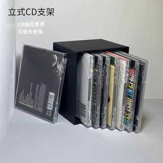 🎯熱銷爆款立體CD/DVD碟片收納架桌面唱片專輯光碟收納盒cd收藏透明展示架🏆破萬好評回購款