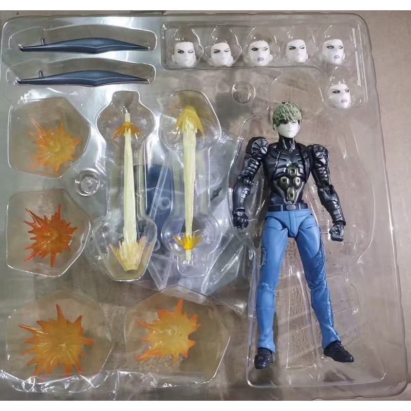 可動一拳超人新品傑諾斯 可動傑諾斯 可動杰諾斯 海洋堂輪轉科技驚奇山口琦玉 帶特典 一拳超人 可動公仔手辦模型