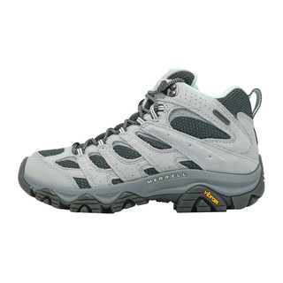 Merrell 登山鞋 Moab 3 Mid WP 女鞋 灰 防潑水 中筒 黃金大底 ML00004923 [ACS]