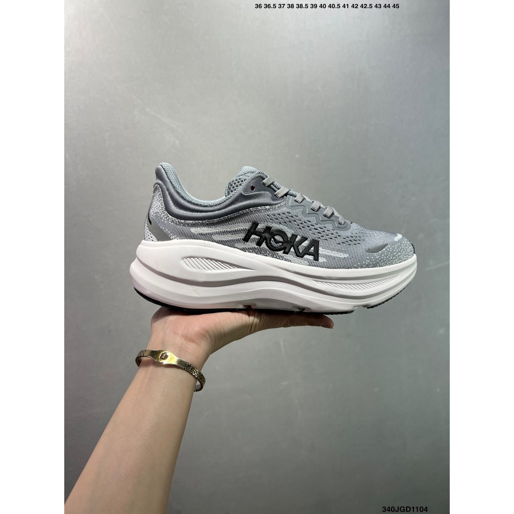 Classic HOKA BONDI 9 透氣輕便跑步鞋 時尚減震男女運動鞋 A3HK MFOZ