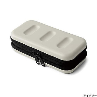 日本 HIGHTIDE Nahe 硬殼3C收納包/ S/ 象牙白 eslite誠品