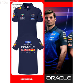 2026紅F1牛車隊服維斯塔潘方程式賽車服polo衫男女翻帶領短袖T恤