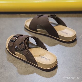 輕奢首選🎯 男士時尚夏季勃肯男款拖鞋2024新款拖鞋沙灘居家浴室外出 QQS0