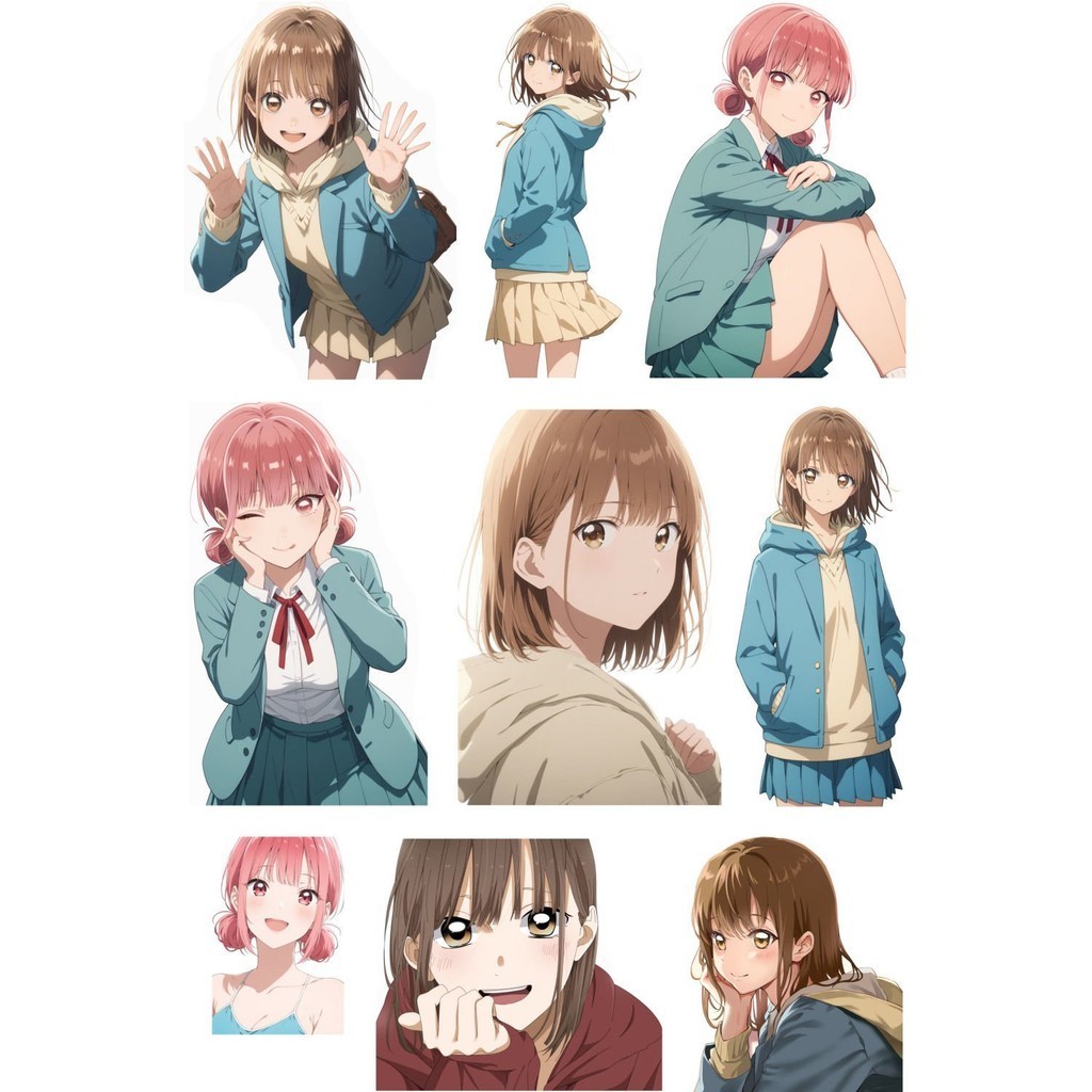 🌸限時免運🌸青春之箱週邊 青春之箱 青之箱 青春之箱週邊鹿野韆夏蝶野雛藍箱筆記本電腦手機二次元行李箱貼紙 446C