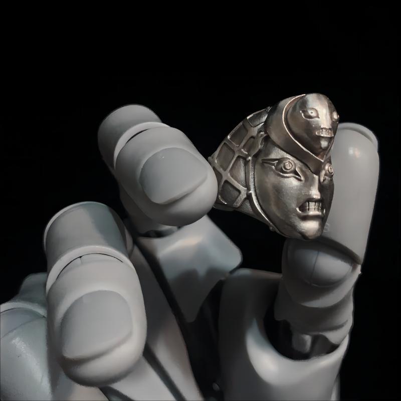 🔥JOJO奇妙冒險之風迪亞波羅 戒指手作漫改 迪亞波羅戒指 動漫周邊 創意周邊 周邊 個性禮物 交換禮物