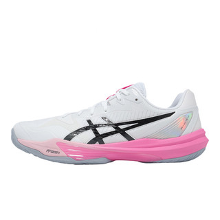 Asics 亞瑟士 排球鞋 Sky Elite FF 3 男女鞋 白 粉 攻擊手 緩震 回彈 1053A081100