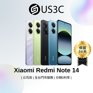 Xiaomi Redmi Note 14 6.6吋 1.08億畫素 120Hz Gemini AI 雙卡雙待 二手品