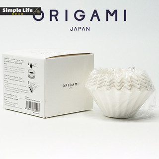 ORIGAMI蛋糕濾紙折紙濾杯155/185 手沖咖啡V60過濾紙組合裝