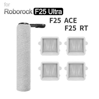 適配 Roborock F25 Ultra Wet&Dry 無繩吸塵器配件:滾刷/過濾器