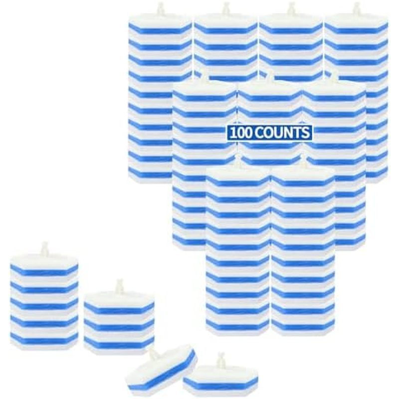 Aimery 100 支藍色一次性馬桶 l 清潔棒補充裝兼容 Clorox(100 支,藍色)