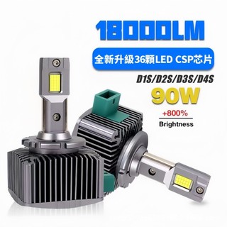 【台灣出貨】適用豐田 寶馬 LED D1S D2S D3S D4S 高亮45W汽車大燈 HID 升級LED無損直上 解碼