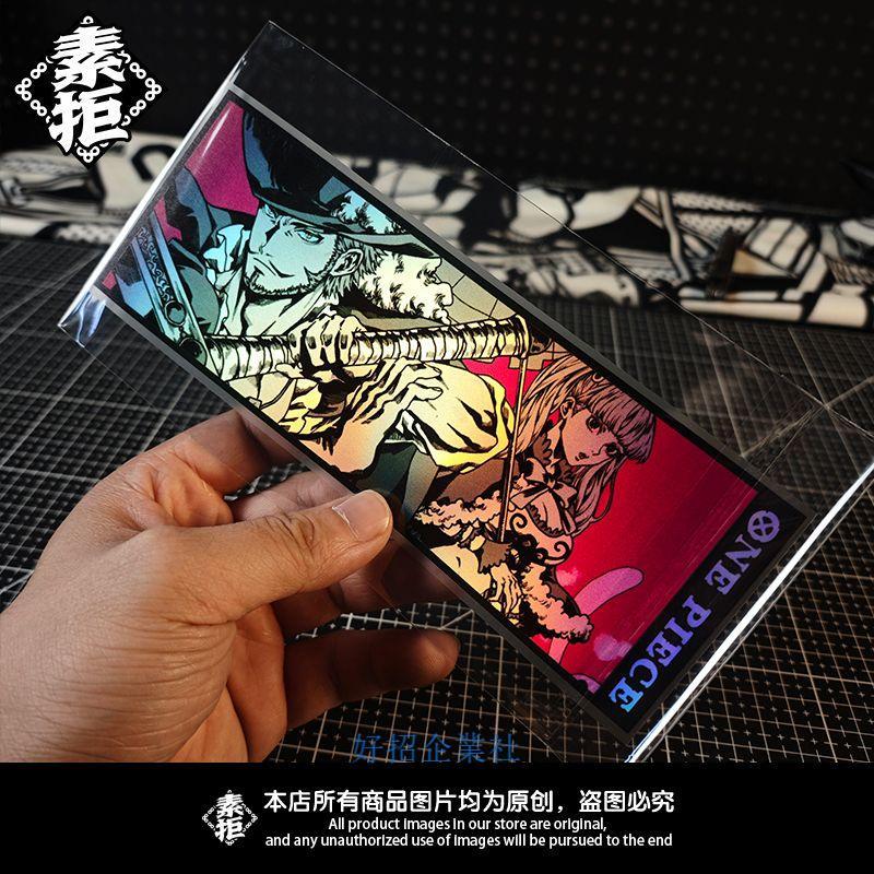 好品質 海賊王 喬拉可爾·米霍克 鷹眼人物鐳射貼紙電動摩托汽車裝飾貼