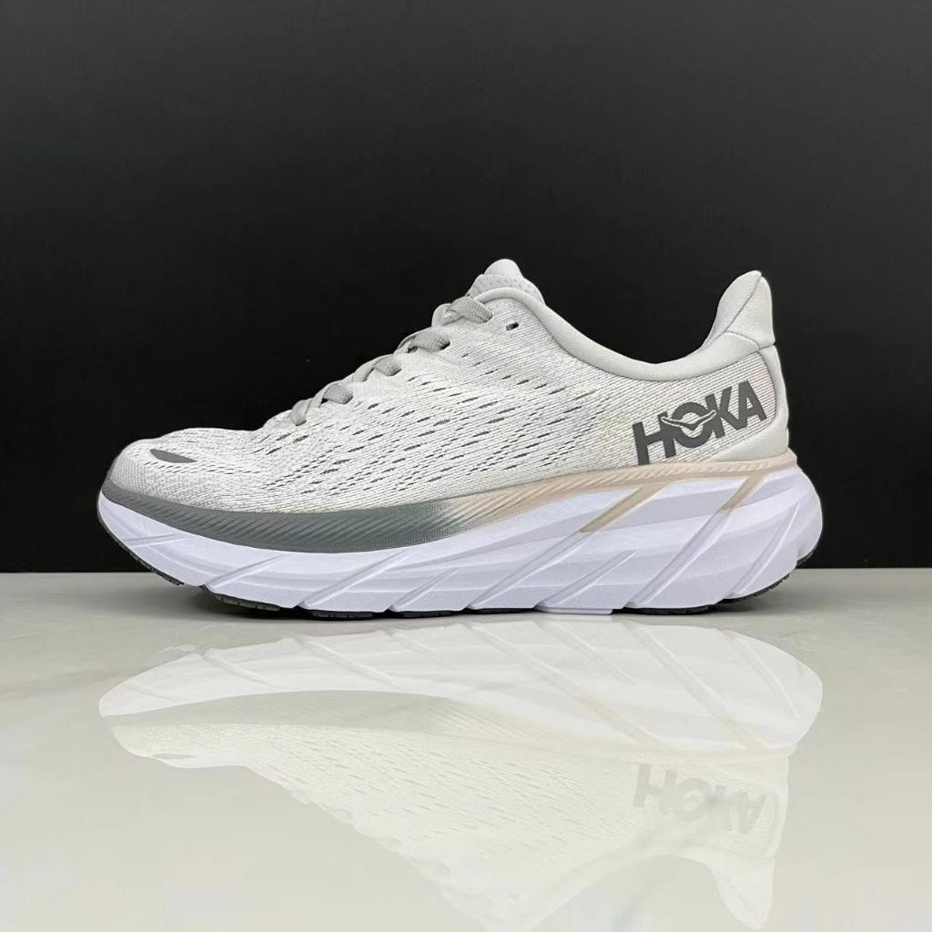 Hoka One One Clifton 8 男女跑鞋透氣網眼超輕運動鞋,尺碼 36-45