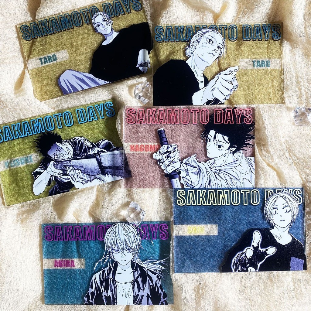 🌟店長優選🌟坂本日常 亞克力藝術卡坂本太郎勢羽夏生南雲大佛真霜平助坂本Days