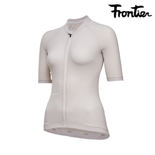 Frontier 女 NERVE TRAINING Jersey 運動版車衣｜卡其棕 (S-L) / 城市綠洲